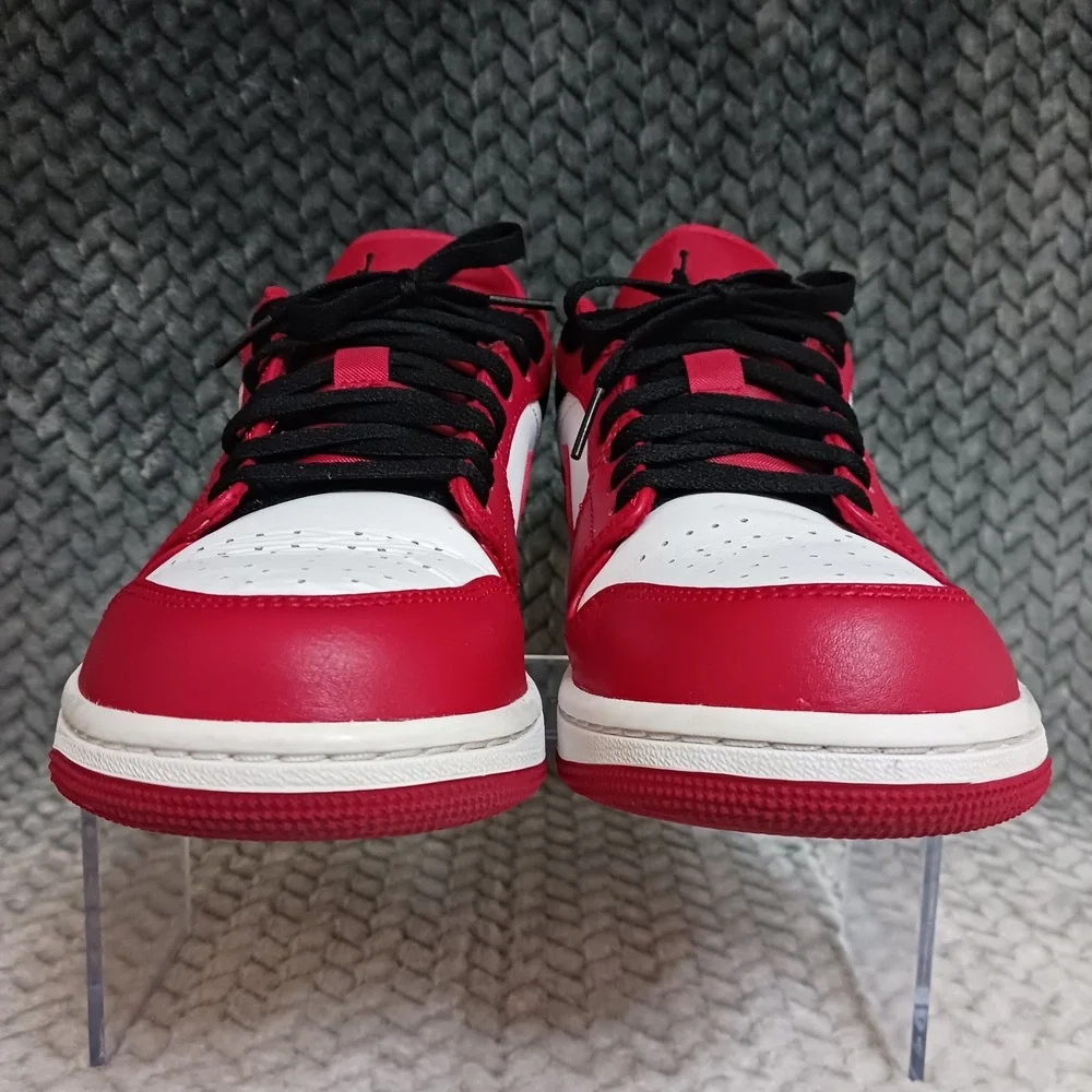 Air Jordan 1 Low Reverse Black Toe Men's Sneakers Shoes Size 8.5